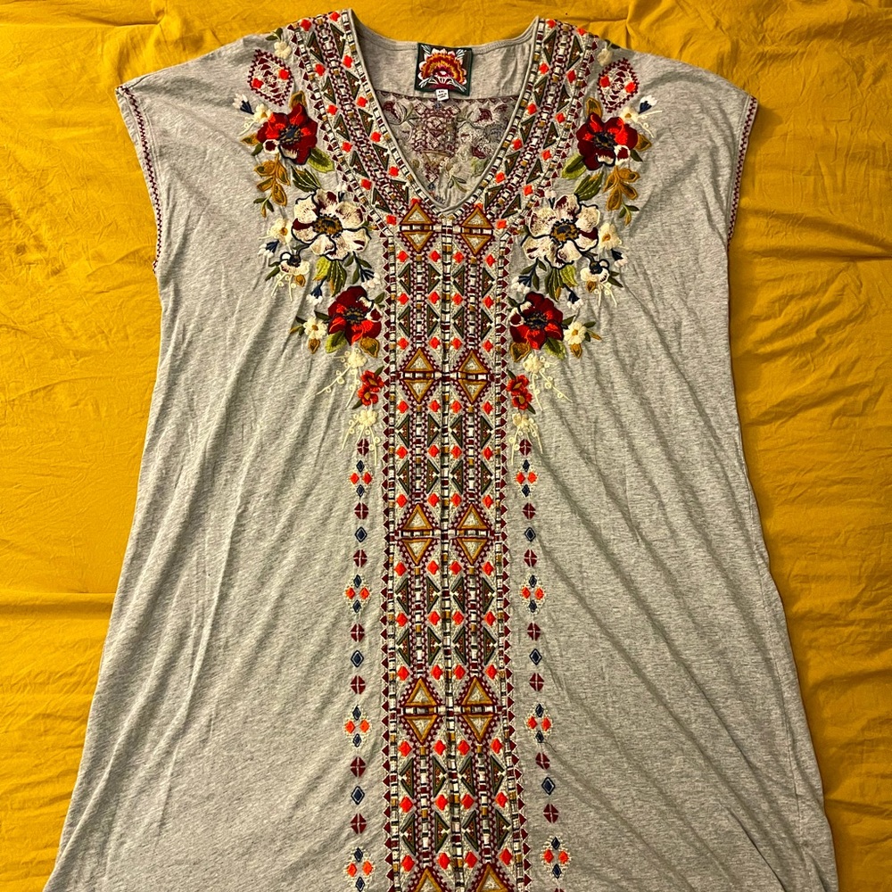 Johnny Was BEATRIZ knit tunic dress